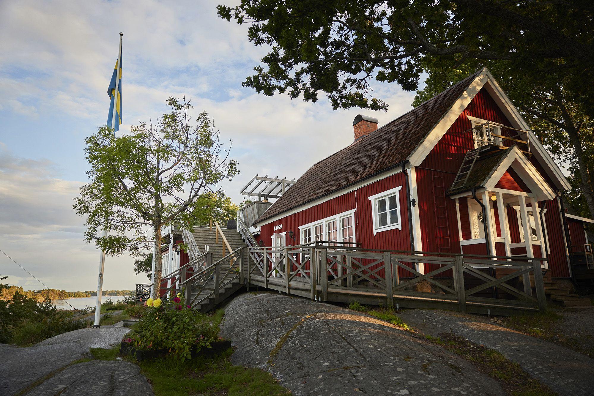 Finnhamns krog i Stockholms skärgård.